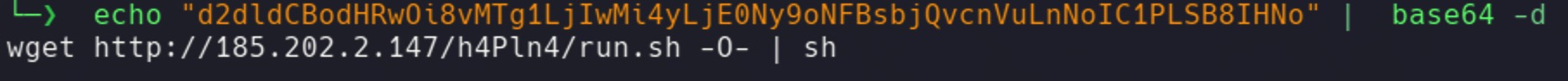 Dekodowanie komendy base64